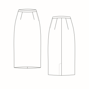 PODSTAWOWY WYKRÓJ NA SPÓDNICĘ