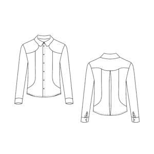 WYKRÓJ NA LEKKO DOPASOWANĄ MĘSKĄ KOSZULĘ