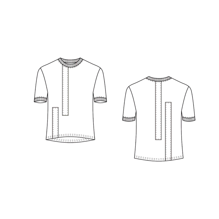 WYKRÓJ MĘSKIEGO T-SHIRTA